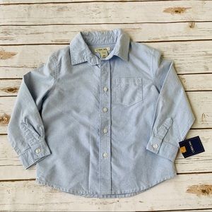 Cherokee blue button down